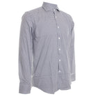 Canali neat pattern sport shirt.