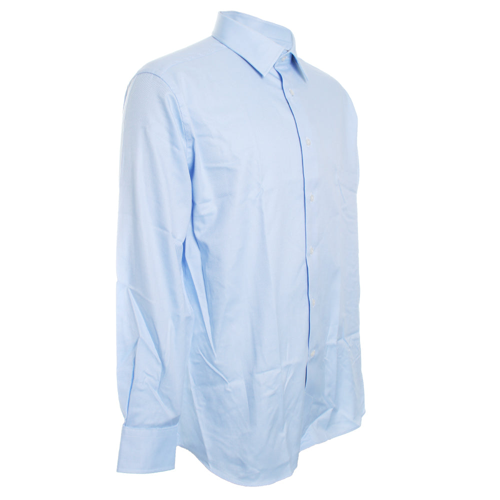 David Donahue blue shirt
