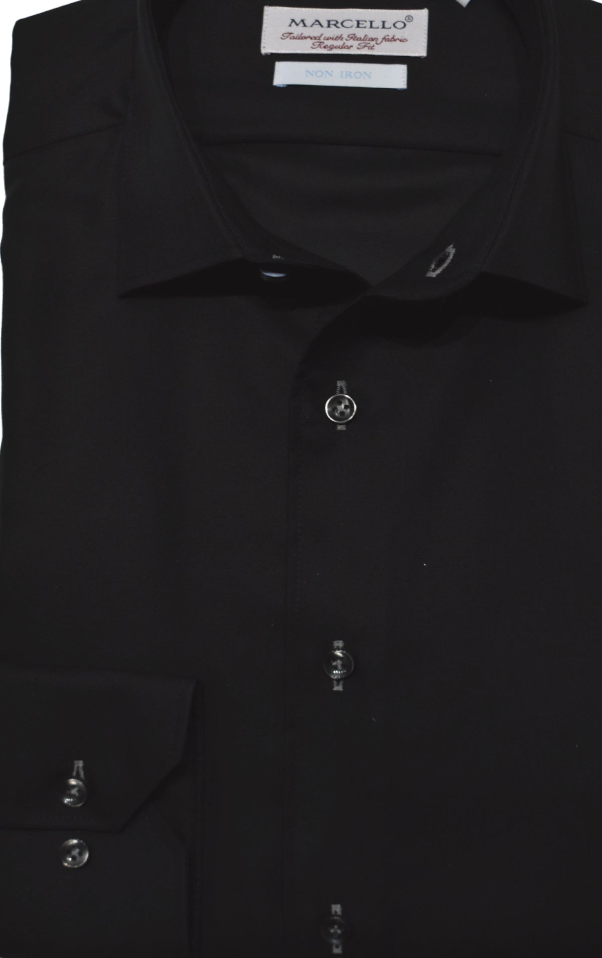 DS100 Black Non Iron Dress Shirt 15.0 2/3 DS100 Black Non Iron Dress Shirt 15.0 2/3