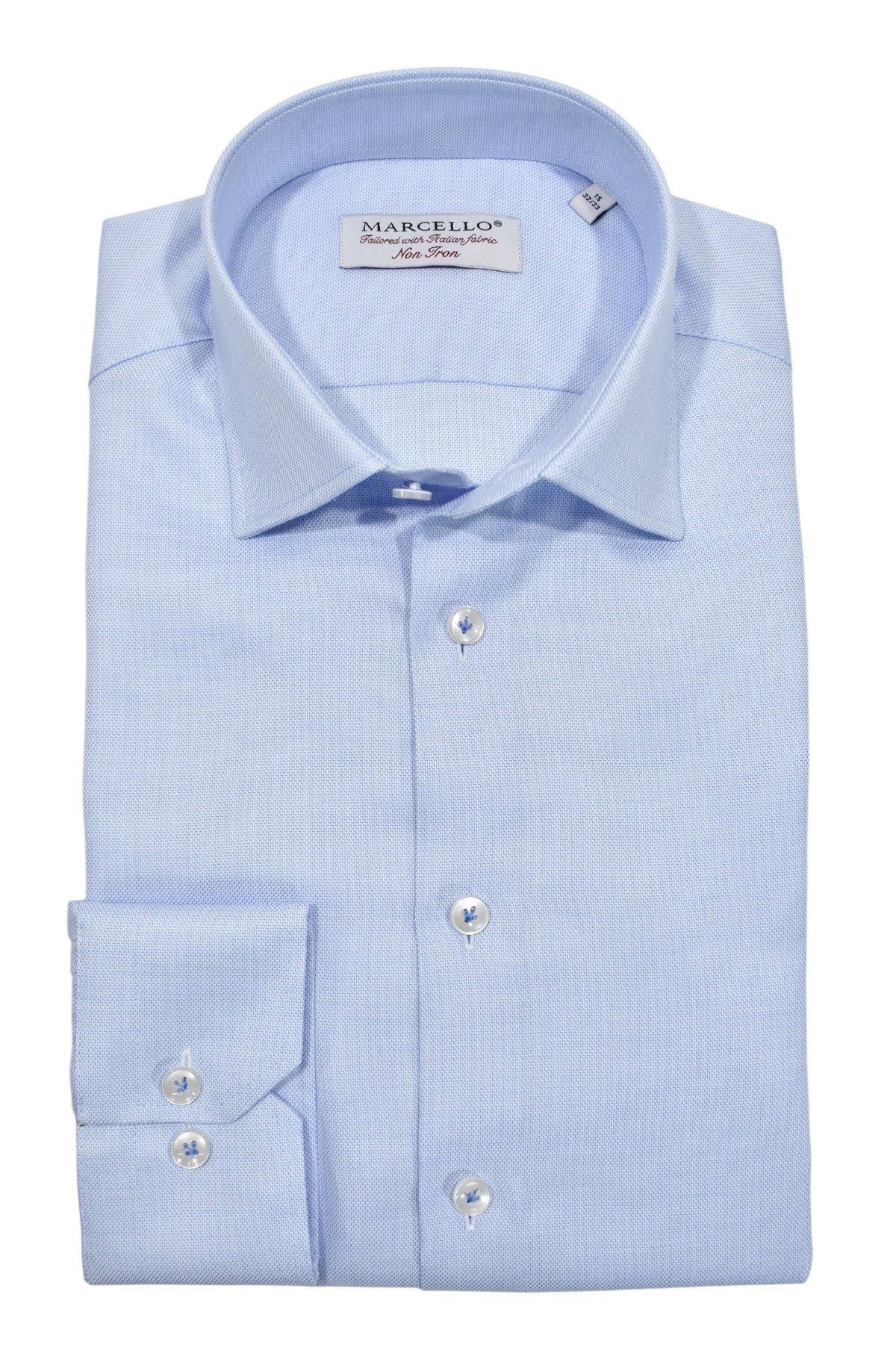 Marcello Non Iron dress shirt in blue.