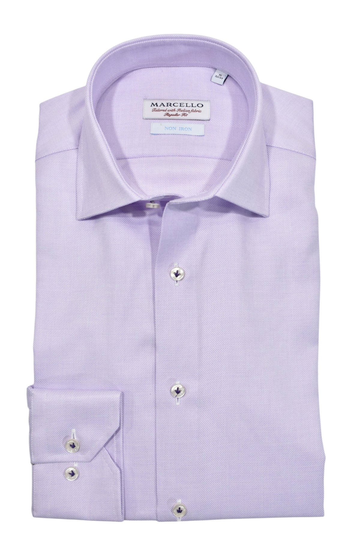 Marcello Non Iron dress shirt in lilac.