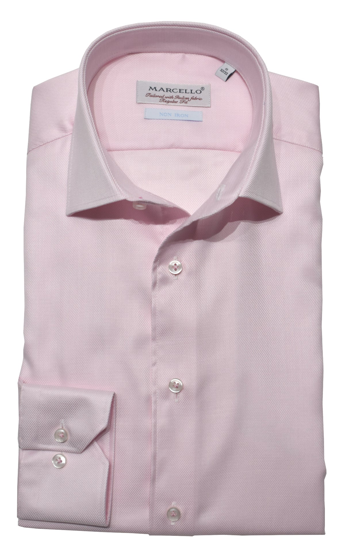 DS100P Pink Fine Piquet Dress Shirt 16.5 2/3 DS100P Pink Fine Piquet Dress Shirt 16.5 2/3