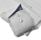 Impeccable craftsmanship and ultra soft cotton make this rich, sophisticated white twill pattern a must-have. Shirt by Marcello.