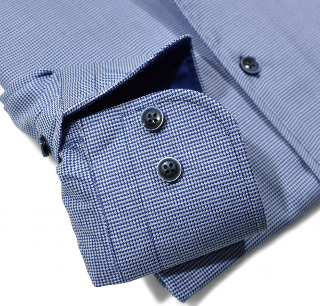 Marcello fine royal hounds tooth shirt.