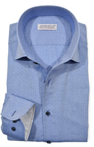 Marcello shadow diamond blue shirt.