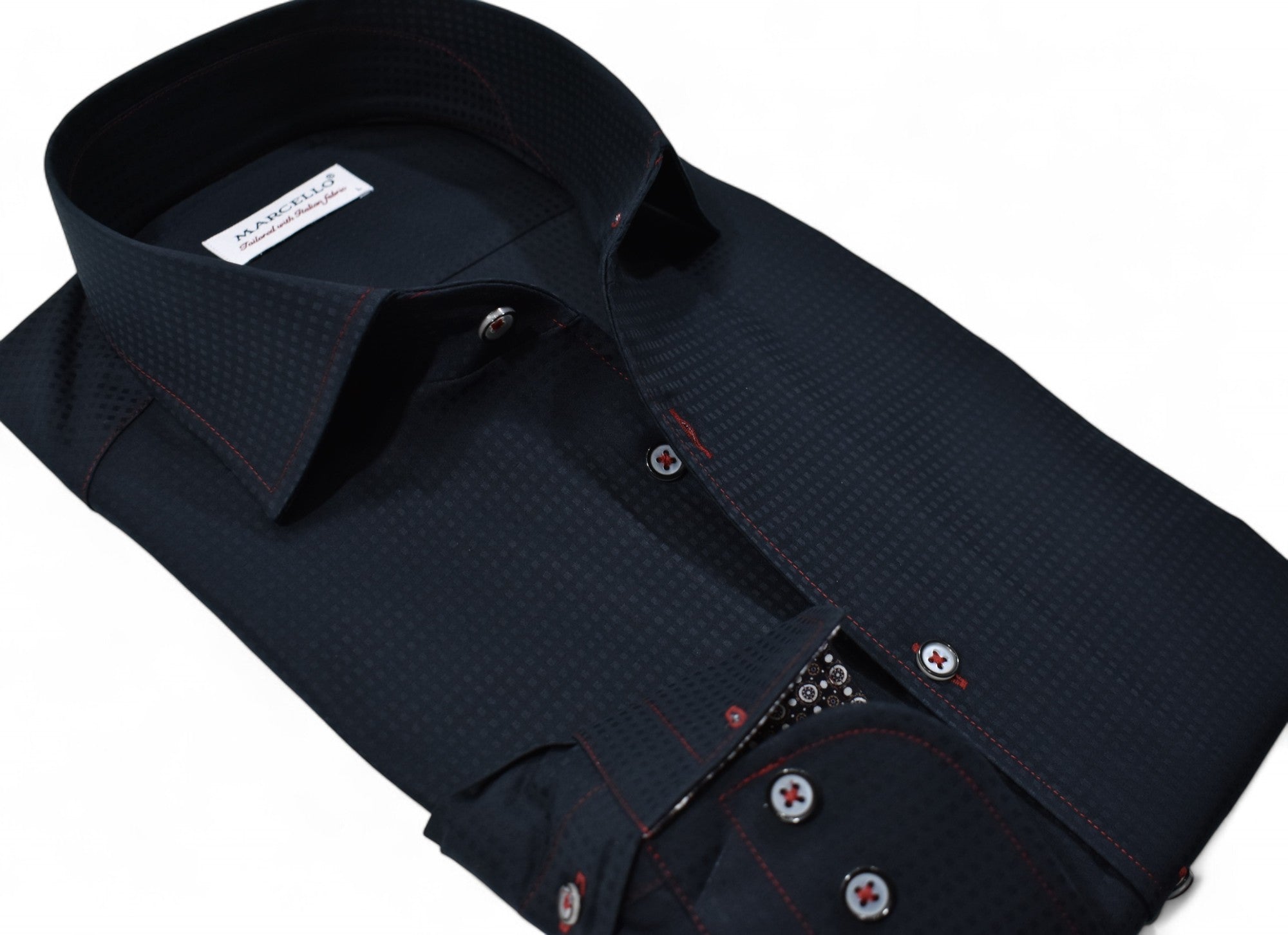 Marcello black studio shirt.