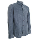 Garnet gray cord shirt.