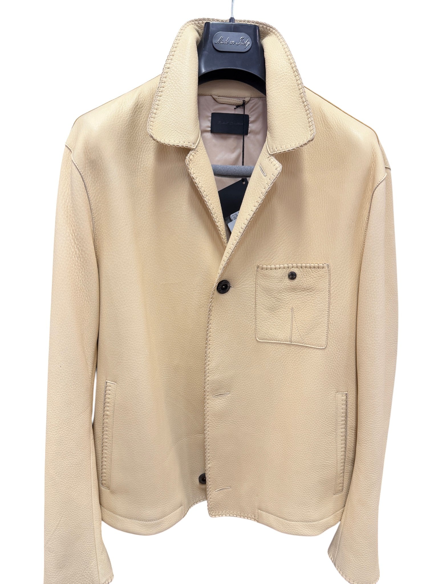 Maize deer skin jacket