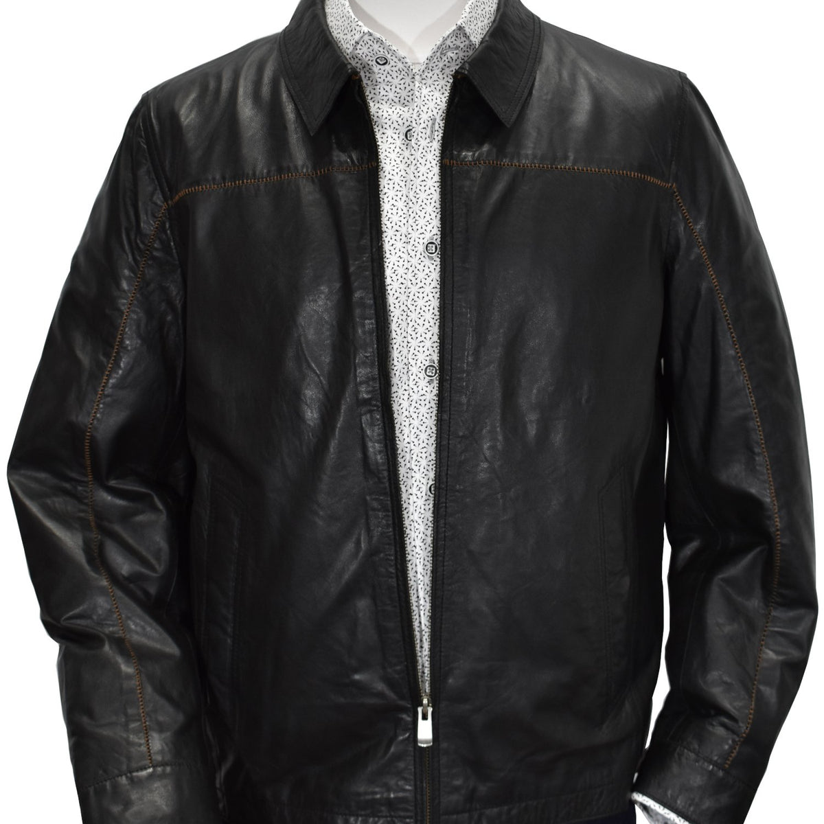 J104 Furrier Sport Leather in Black – Marcello Sport