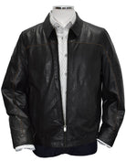 Upgrade your layering image with the Marcello J104 Furrier Sport Leather jacket. Made exclusively by Marcello, this lightweight jacket features a classic polo collar and custom hand-stitched furrier detailing. Fashionable, yet functional, the soft and cool washed leather comes in a variety of colors with contrast stitching. Elevate your style game with this must-have piece.