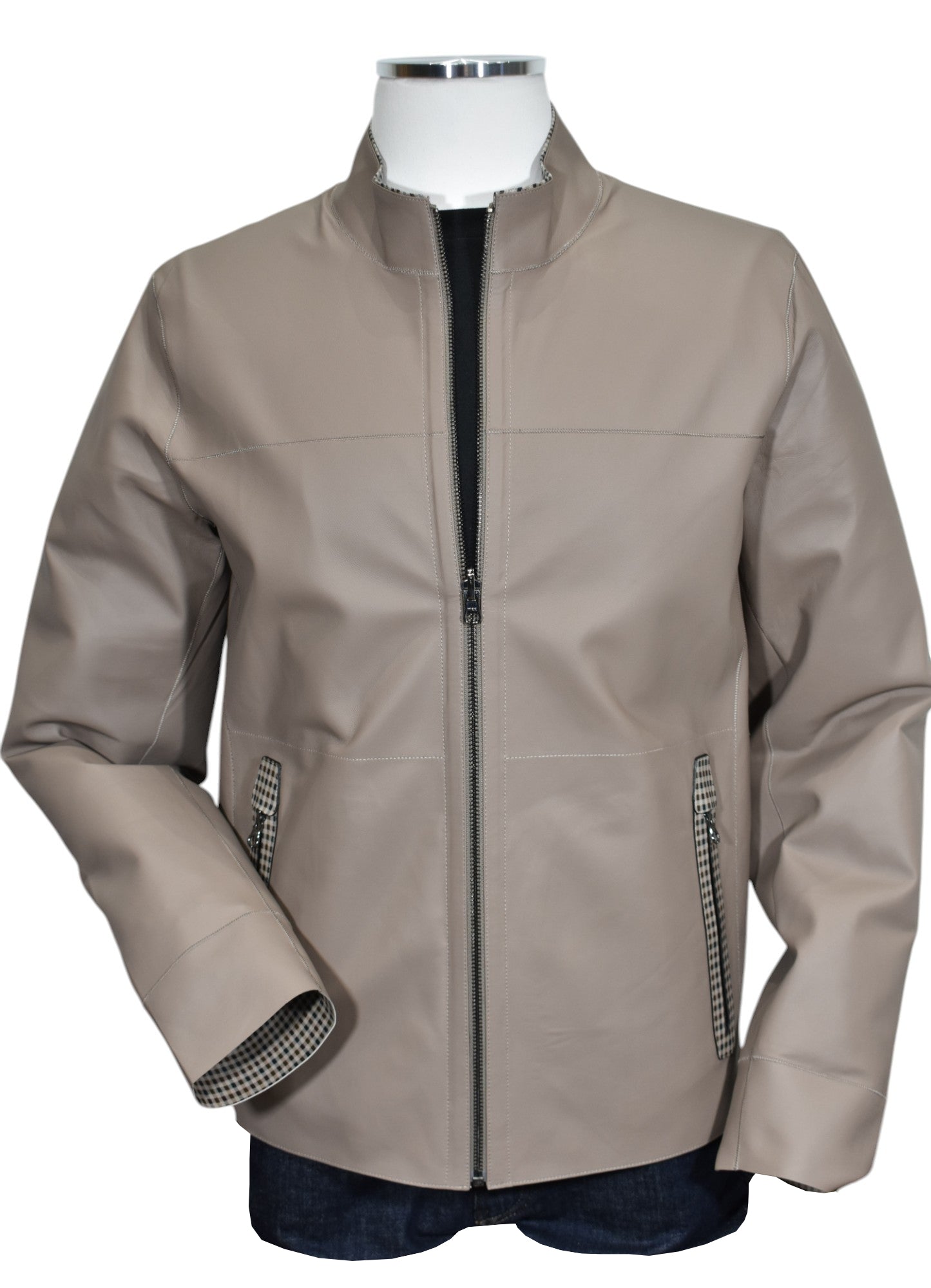 Introducing the Marcello Pewter Reversible Leather Brosnan.