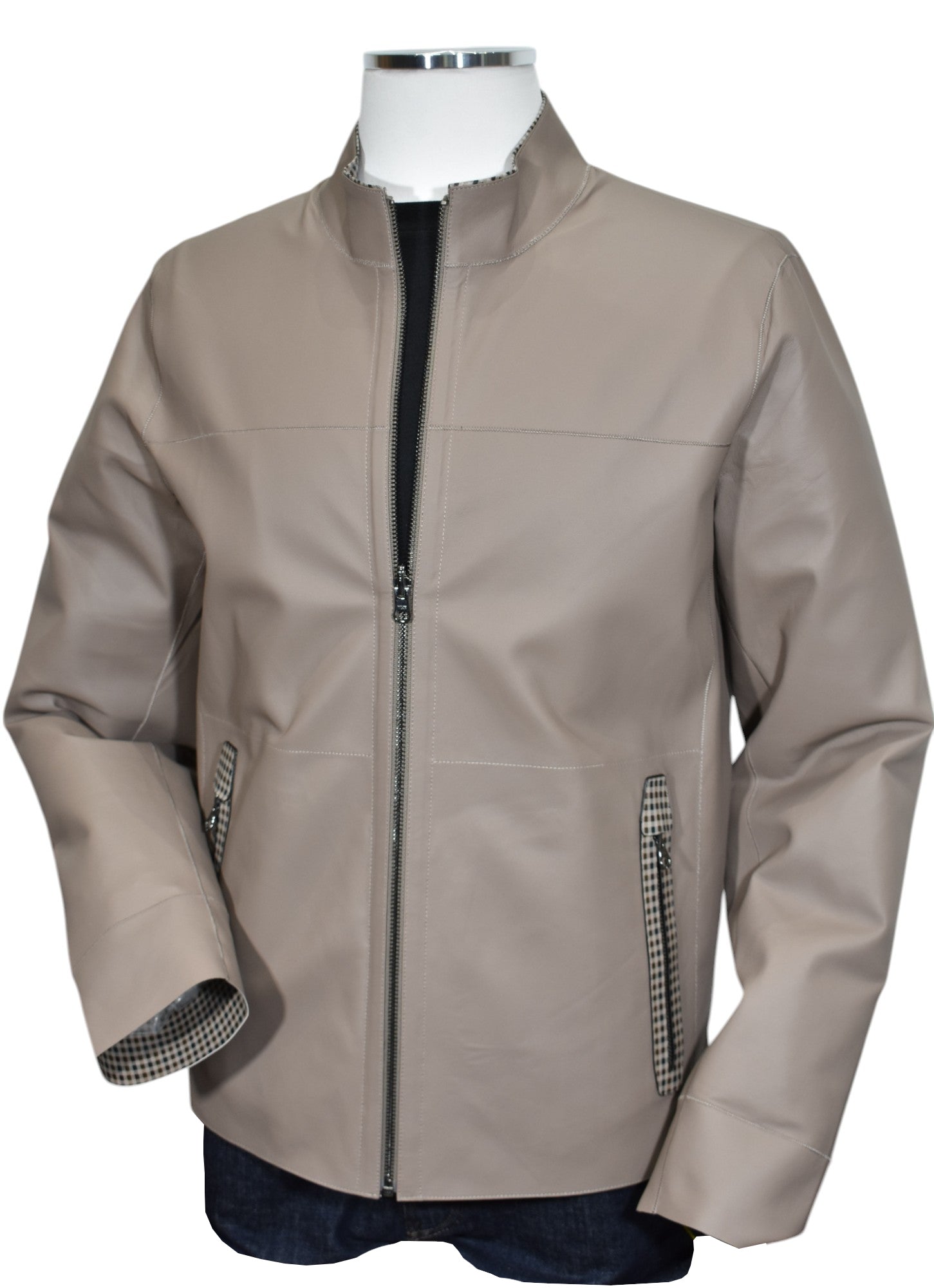 Introducing the Marcello Pewter Reversible Leather Brosnan.