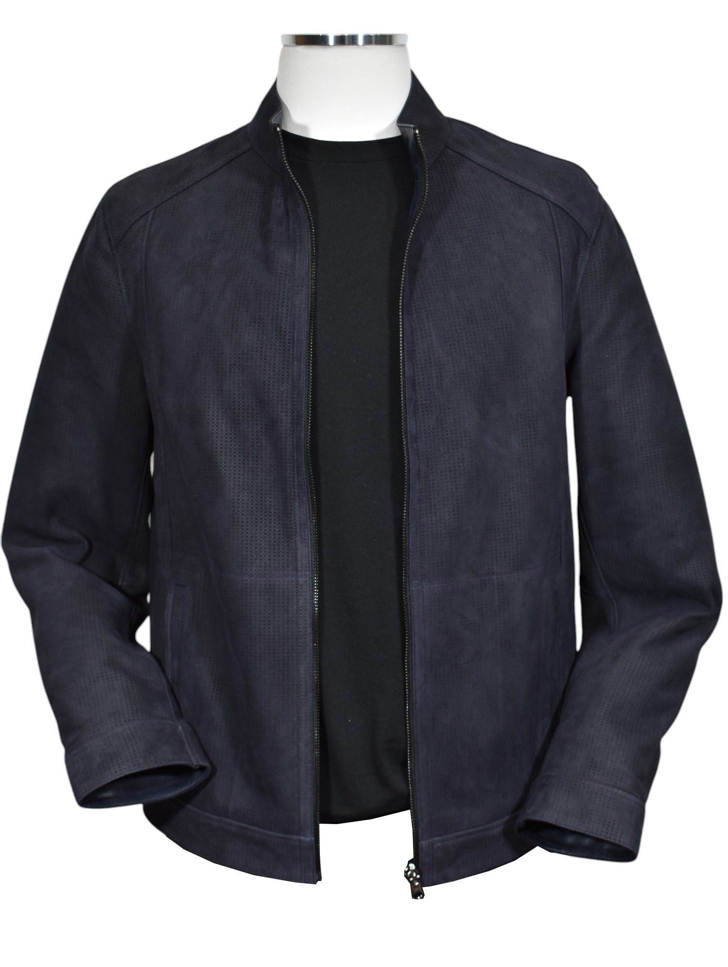 J227 Navy Reversible Suede/Leather Amalfi Coat – Marcello Sport