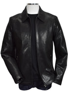 Unleash your bold and confident style with our Marcello Python Stamped Leather Coat.