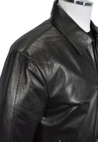 Experience the luxury of the Marcello Redondo Leather Coat.