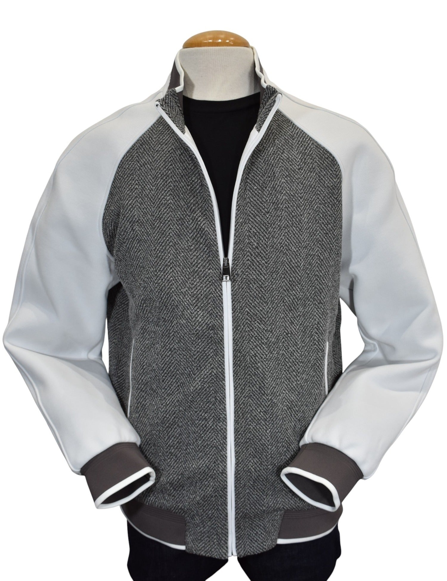 Marcello engineered bomber jacket.