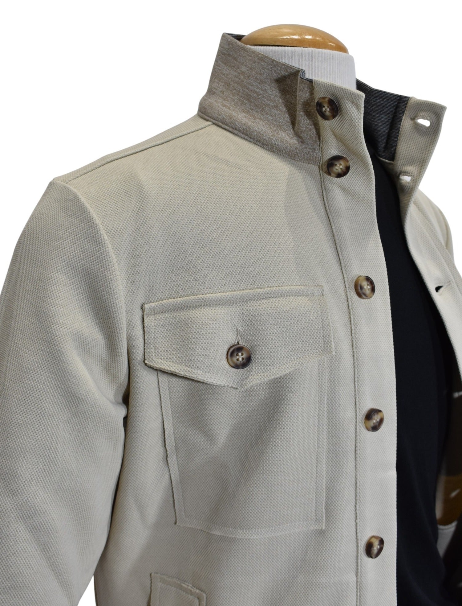 Marcello pique safari style coat.
