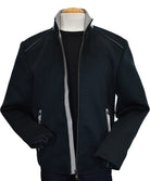 Marcello navy wool cashmere jacket.
