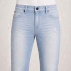 Marcello soft washed and distressed stretch denim.