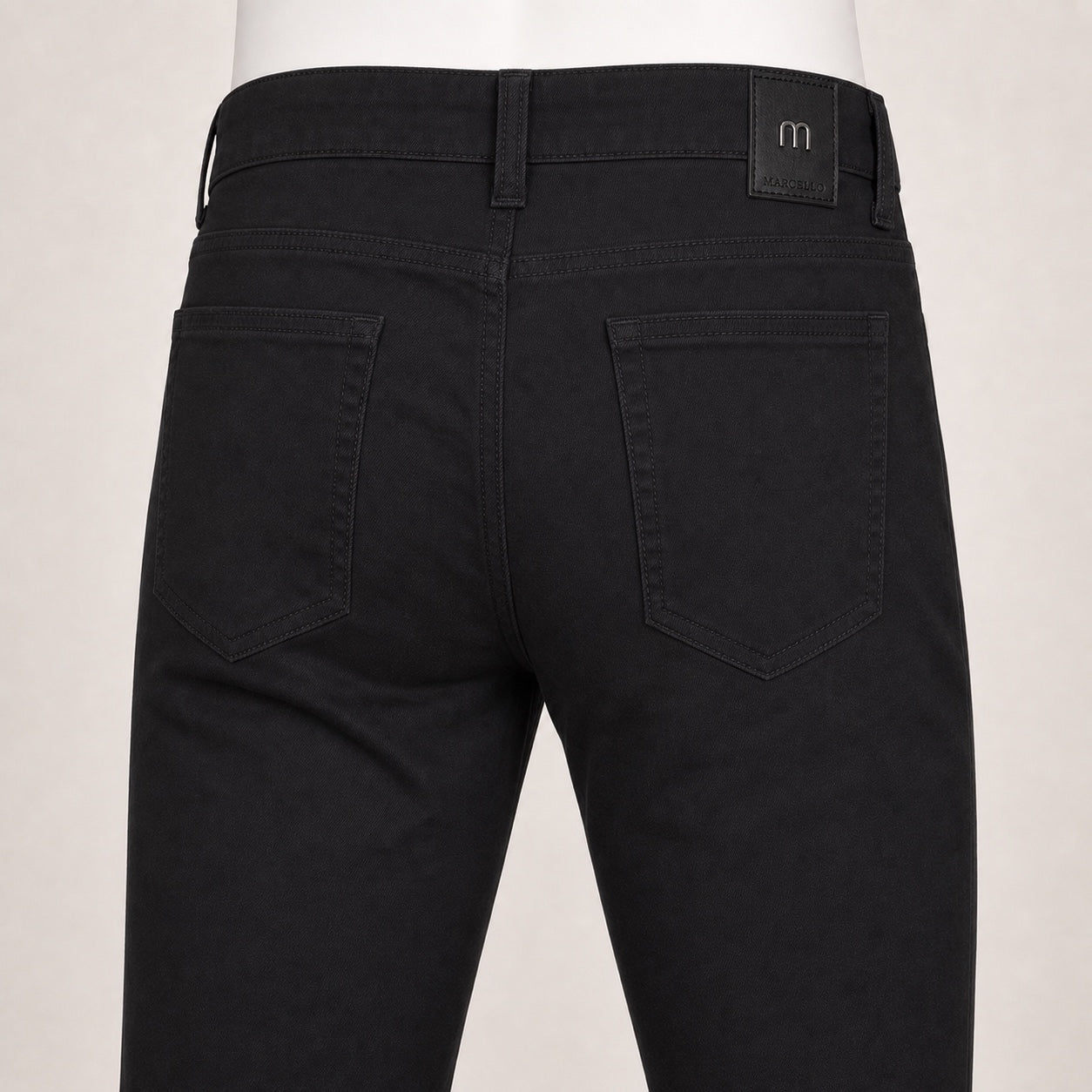 Crafted with Marcello premium fabric, these lightweight twill-cotton pants feature Lycra for added comfort and stretch, so you can move with ease and confidence. 