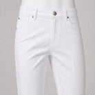 Crafted with Marcello premium fabric, these lightweight twill-cotton pants feature Lycra for added comfort and stretch, so you can move with ease and confidence. 