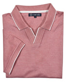 Marcello royal oxford open collar polo