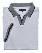 Marcello royal oxford open collar polo