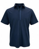 Marcello covered button polo.