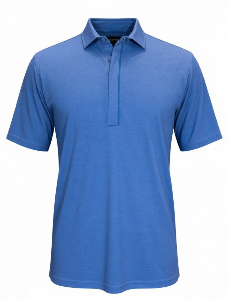 Marcello covered button polo.