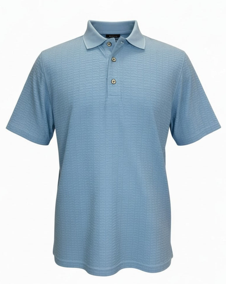 Marcello jacquard knit polo.
