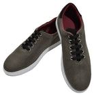 Elevate your style with the Marcello Gray Linen Shoe! Featuring a classic rubber sole and sophisticated black accents, this versatile walking shoe is the perfect complement to any outfit. Pair it with your favorite pants or jeans in shades of gray, charcoal, or black for a truly polished look. The ultimate in style and comfort.