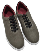 Elevate your style with the Marcello Gray Linen Shoe! Featuring a classic rubber sole and sophisticated black accents, this versatile walking shoe is the perfect complement to any outfit. Pair it with your favorite pants or jeans in shades of gray, charcoal, or black for a truly polished look. The ultimate in style and comfort.