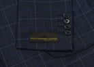 Marcello Italian Navy Plaid sport coat