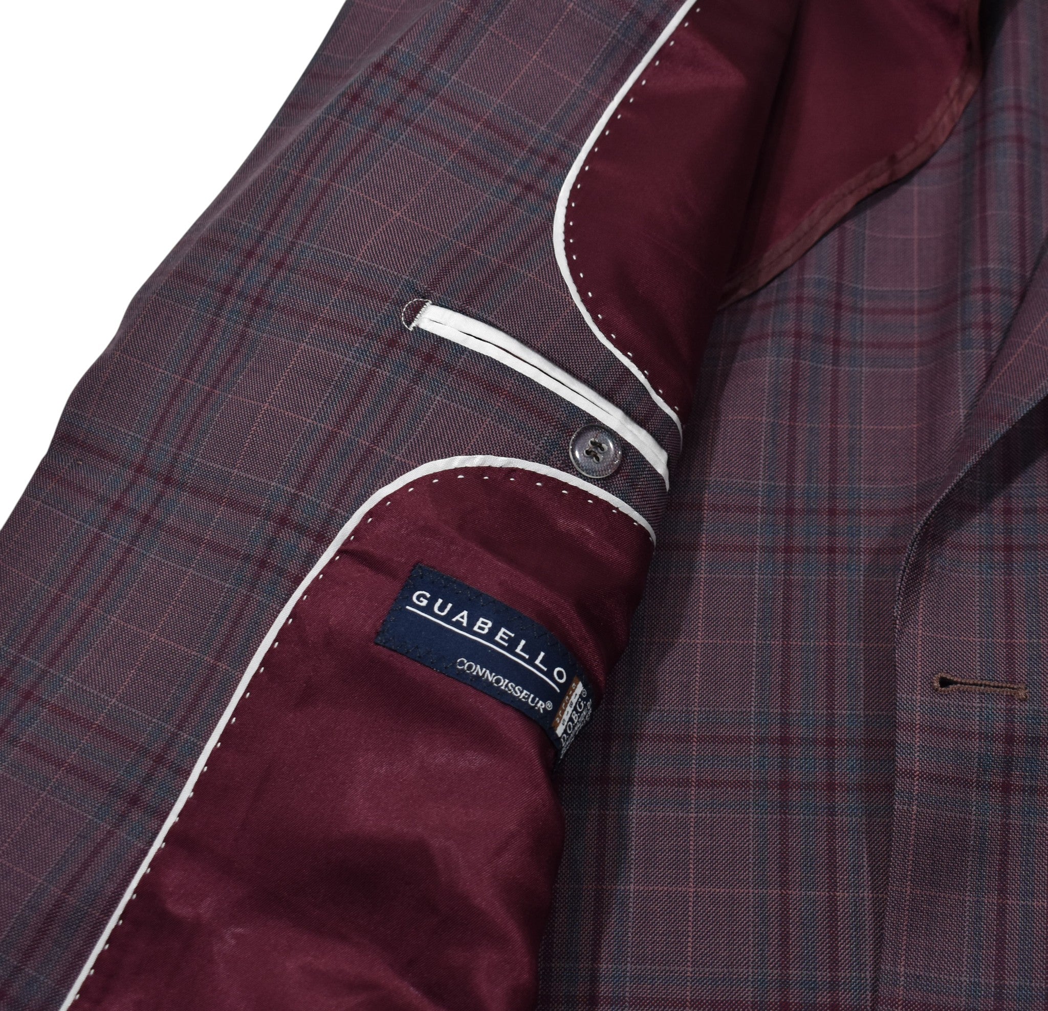 Marcello Italian Mauve Plaid sport coat