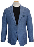 Marcello Italian blue weave sport coat.