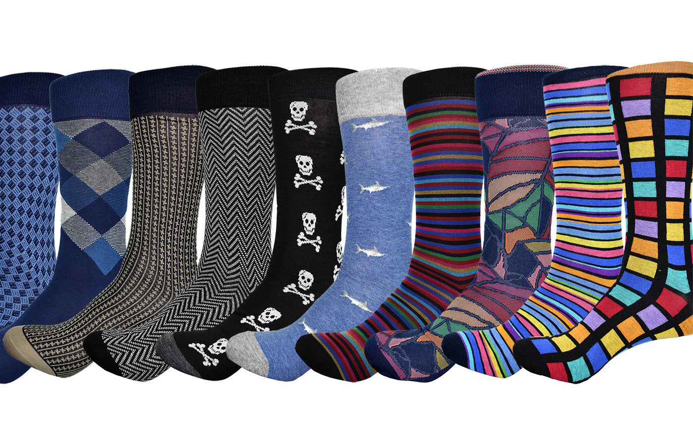 Image of different Marcello socks.