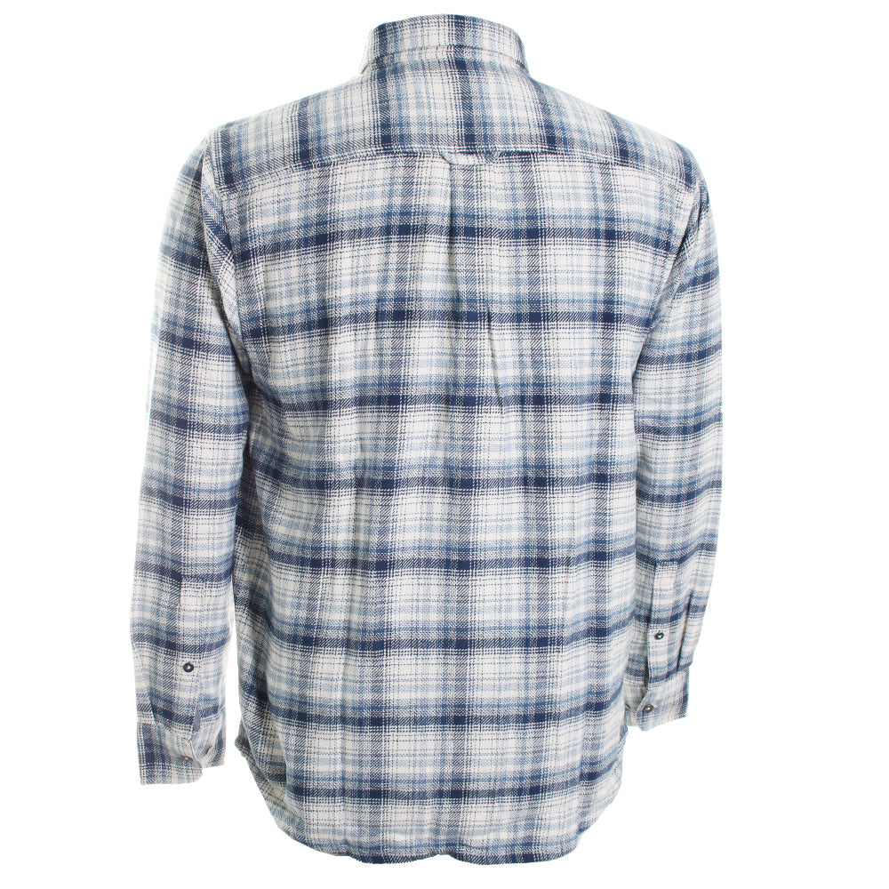 Tommy Bahama blue white flannel