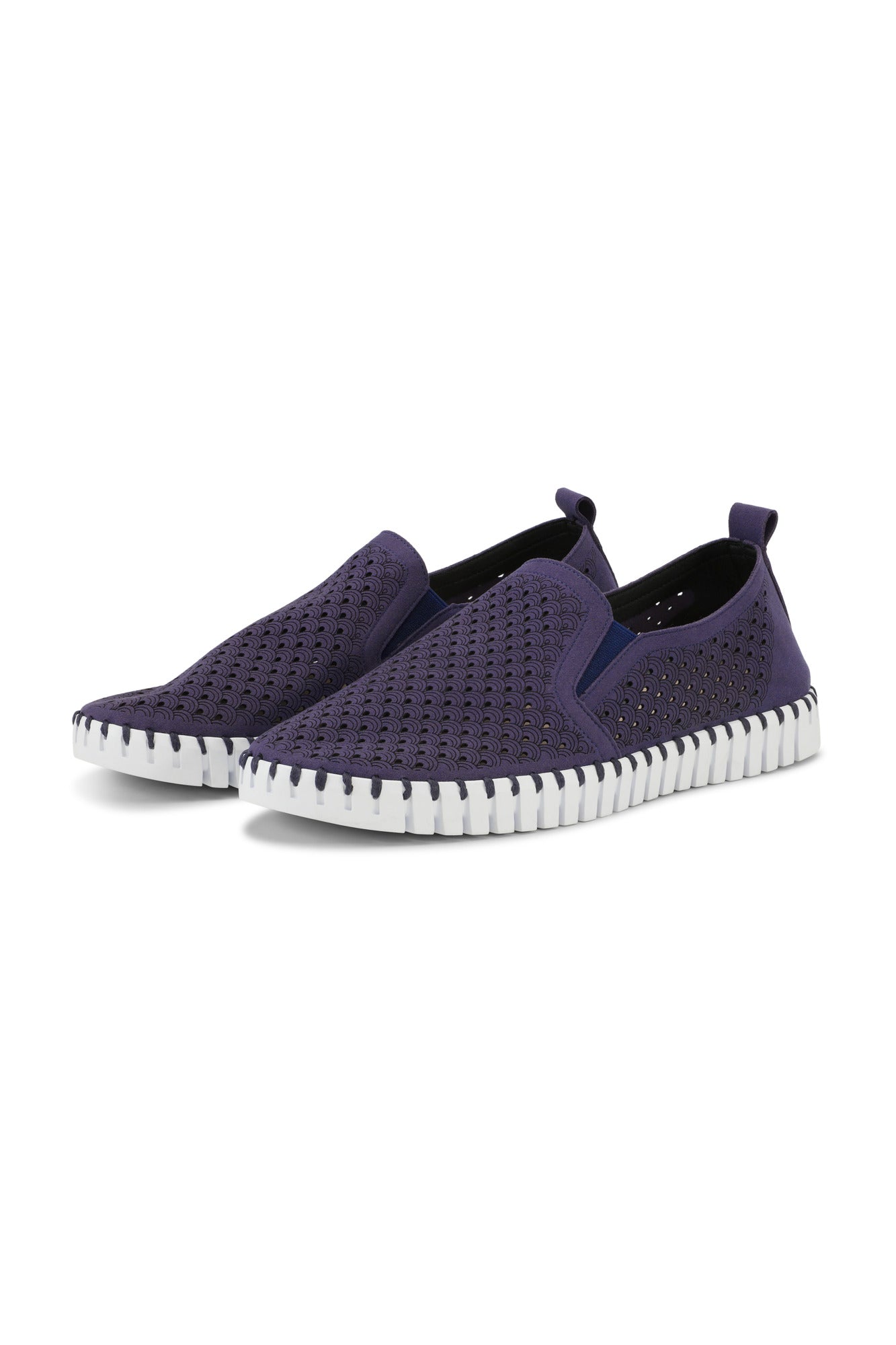 Stay comfortable and stylish with the Navy Perforated Shoe from Marcello.