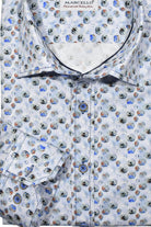 Experience the elegance of the Marcello Abstract Painted Geometric