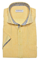 Elevate your style with our Marcello Boardwalk Cotton Linen Sport Shirt.