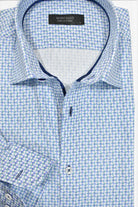 Indigo Clover Roll Collar by Marcello
