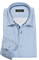 Indigo Clover Roll Collar by Marcello