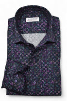 Brighten up your wardrobe with our Marcello Jewel Toned Boxes Roll Collar! 