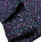 Brighten up your wardrobe with our Marcello Jewel Toned Boxes Roll Collar! 