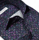 Brighten up your wardrobe with our Marcello Jewel Toned Boxes Roll Collar! 
