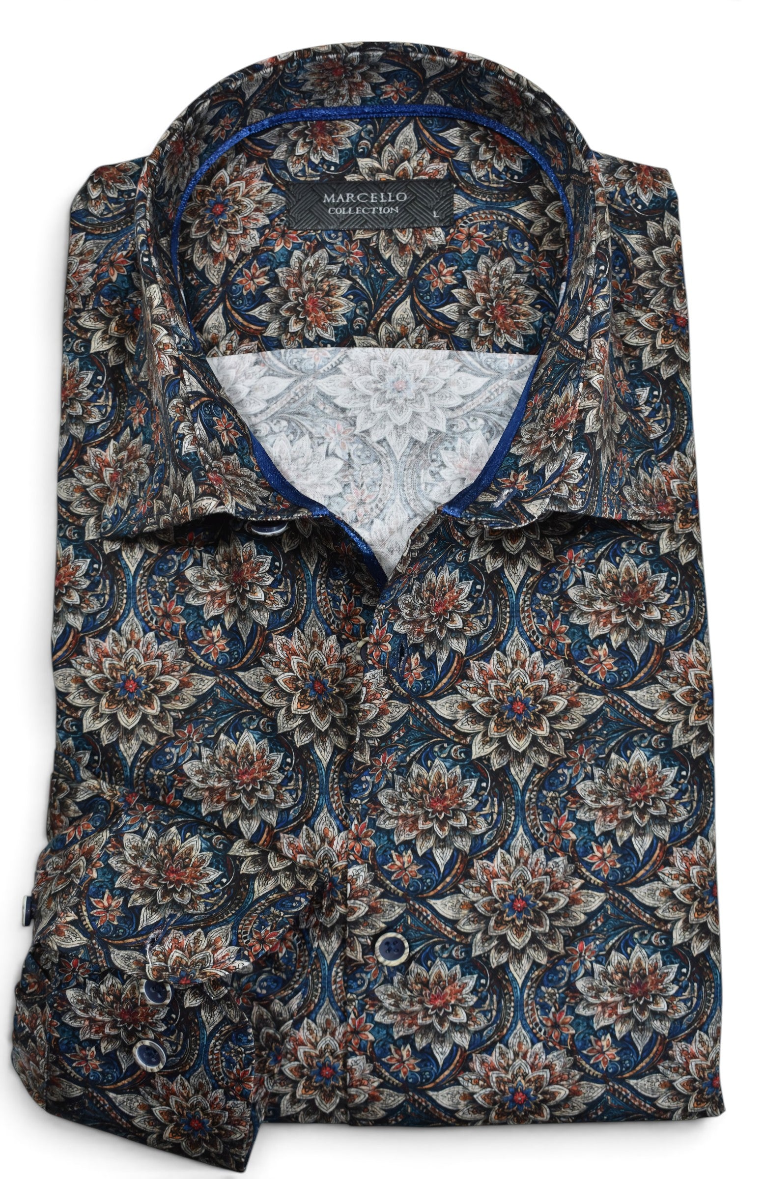Flora burst sport shirt by Marcello.