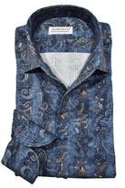 Elevate your style with the Marcello Manhattan Paisley shirt! 
