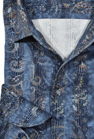 Elevate your style with the Marcello Manhattan Paisley shirt! 