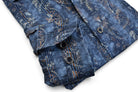 Marcello indigo manhattan paisley shirt.