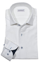 Elevate your wardrobe with the Marcello Barney White Sport Shirt.